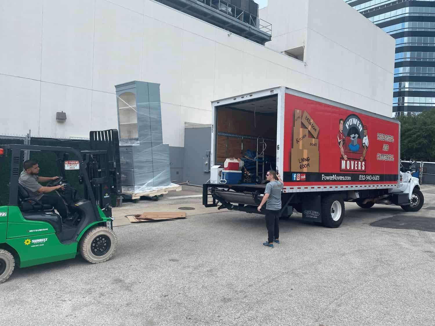 Shrink Wrapping Crew of Power Movers